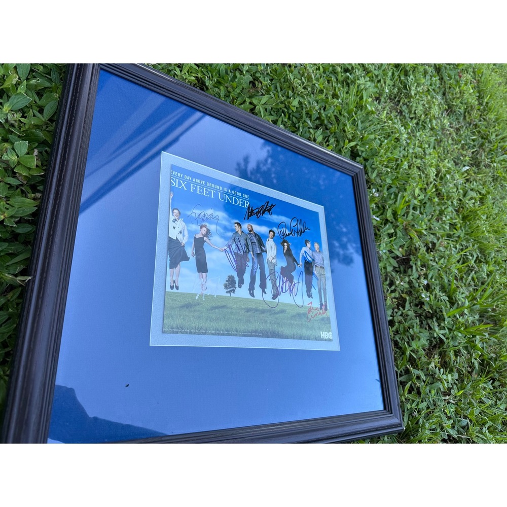 HBO Six Feet Under Cast Signed Autographed Framed Photo Display 21x17